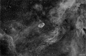The Crescent nebula in Ha, Tak FSQ 106, CCD